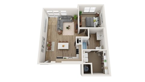 1 Bedroom, 1 Bath 815 Sq Ft - Railway Flats, Loveland, CO